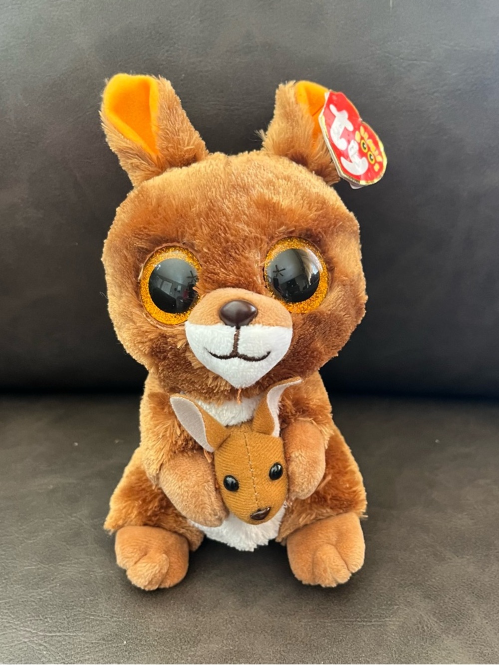 Ty Beanie Boos Kipper
Kangaroo 6" Plush Toy With Joey Glittery Eyes